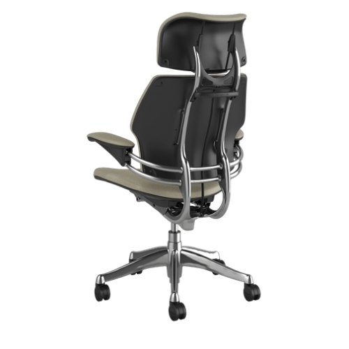 humanscale freedom chair leather pebble