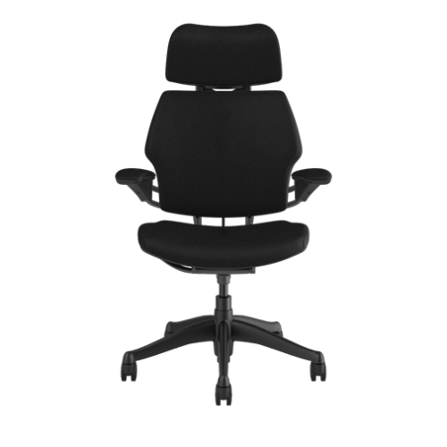 humanscale freedom chair chrome free leather