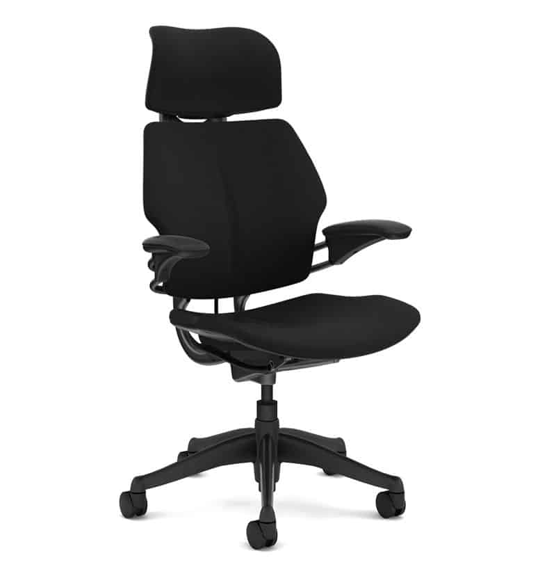 Humanscale Freedom Headrest Task Chair - Graphite - Side