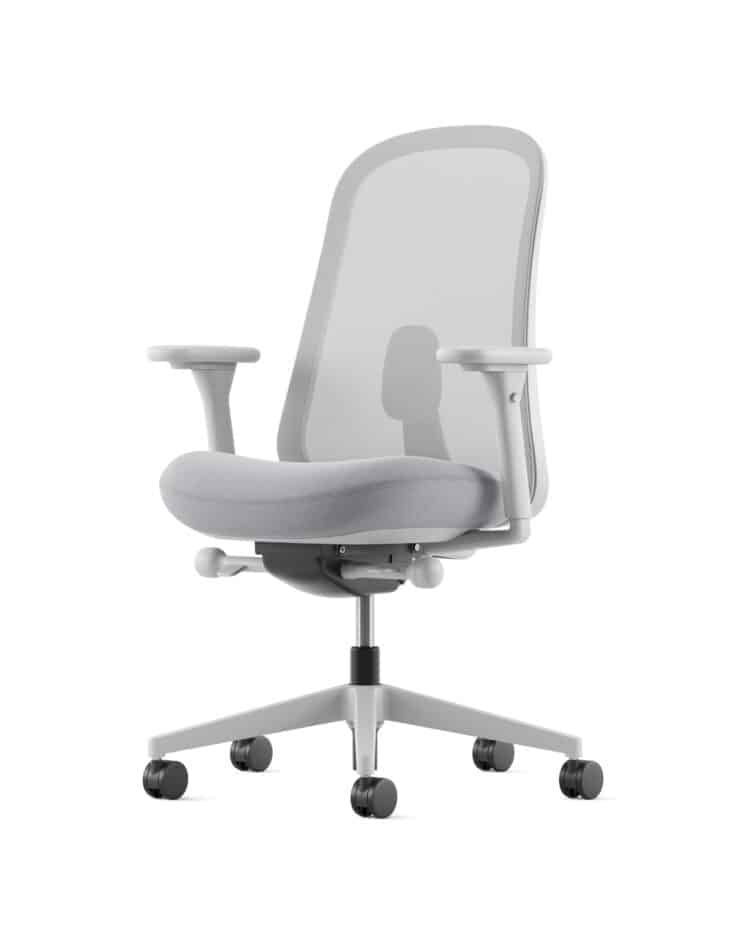 Herman Miller Lino Office Chair Mineral Grey Fully Spec'd