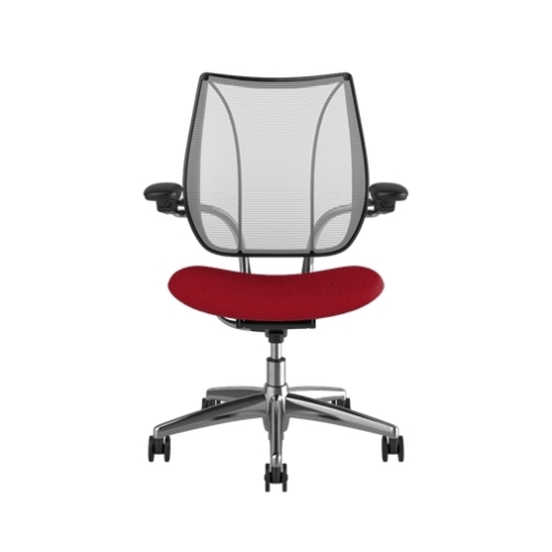 humanscale liberty chair red seat
