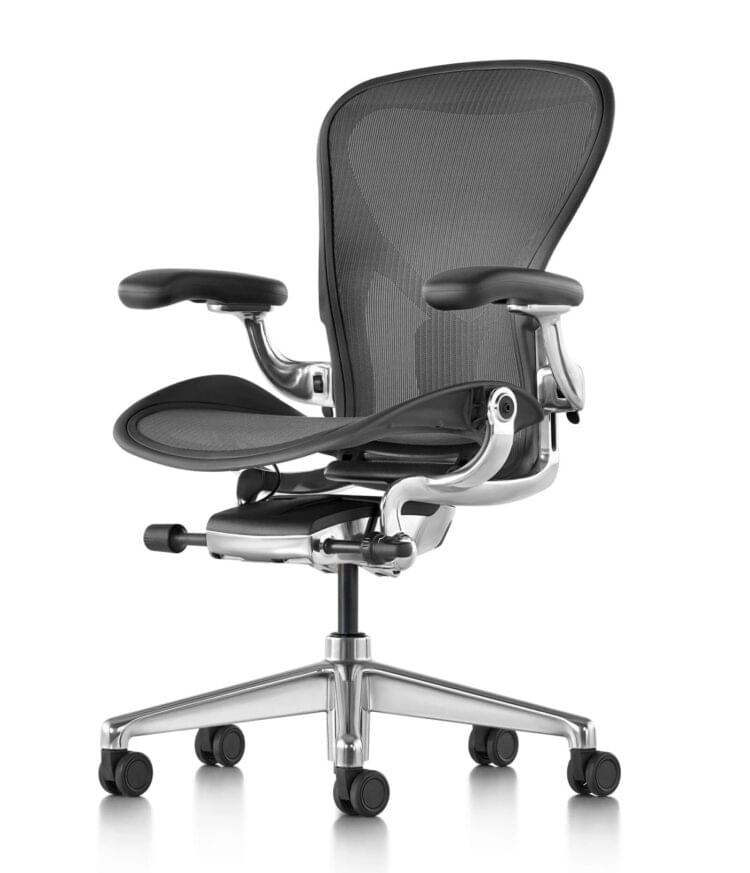 Herman Miller Aeron Onyx Polished