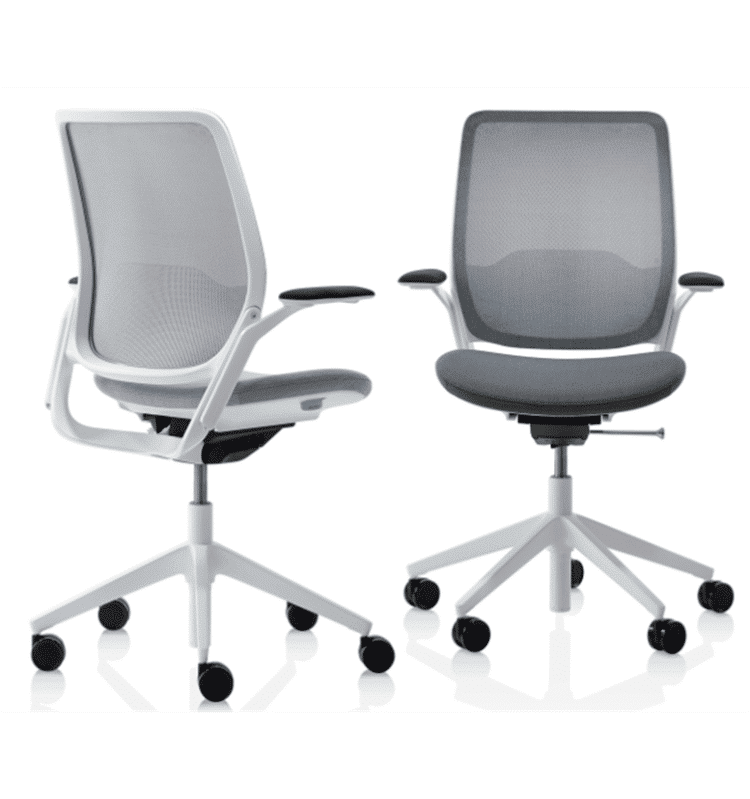 Orangebox Eva White chairs