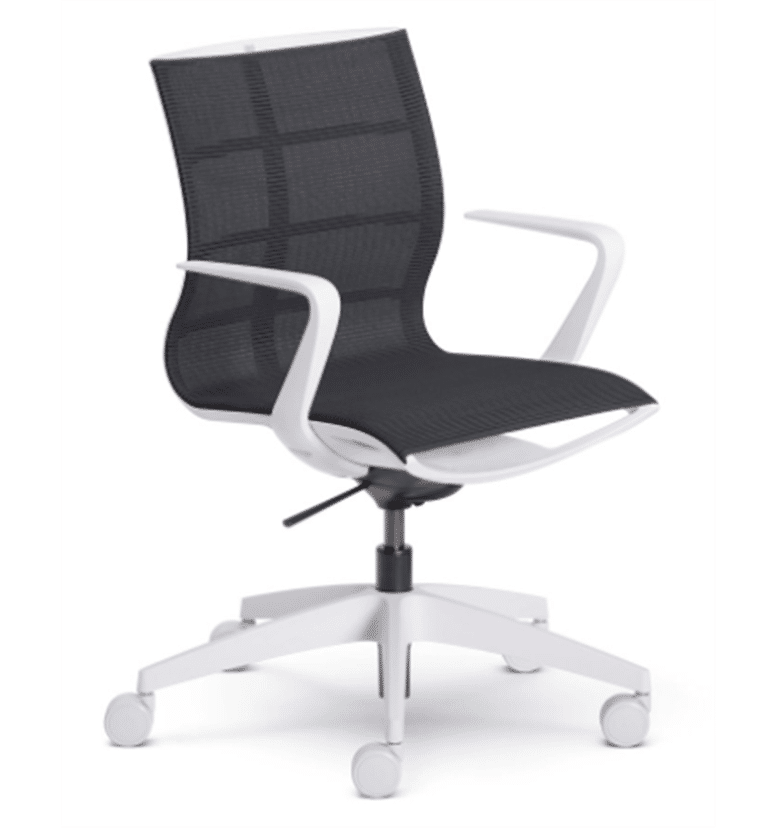 Sedus se:joy chair white Black Mesh