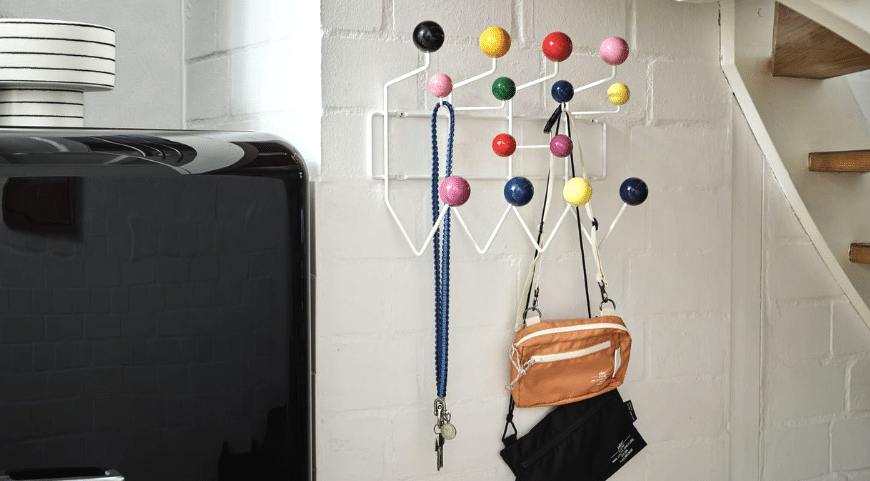 Vitra Eames Hang It All Multicoloured on the wall