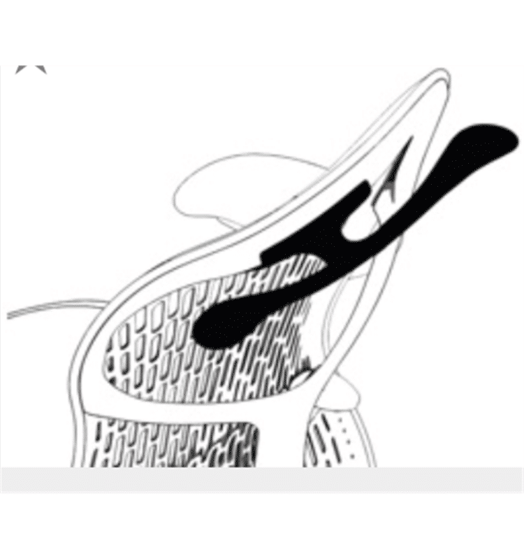 herman miller mirra 2 jacket hanger graphite