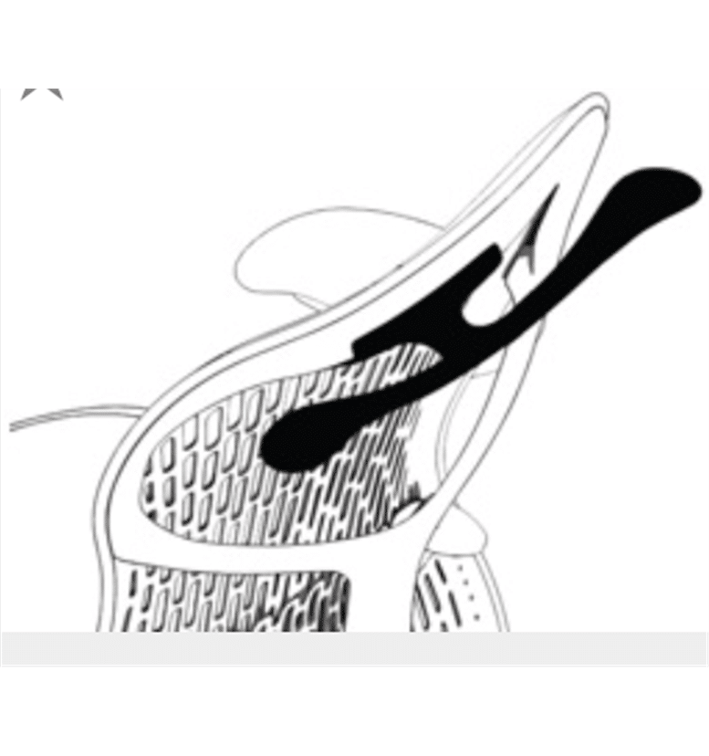 herman miller mirra 2 jacket hanger graphite