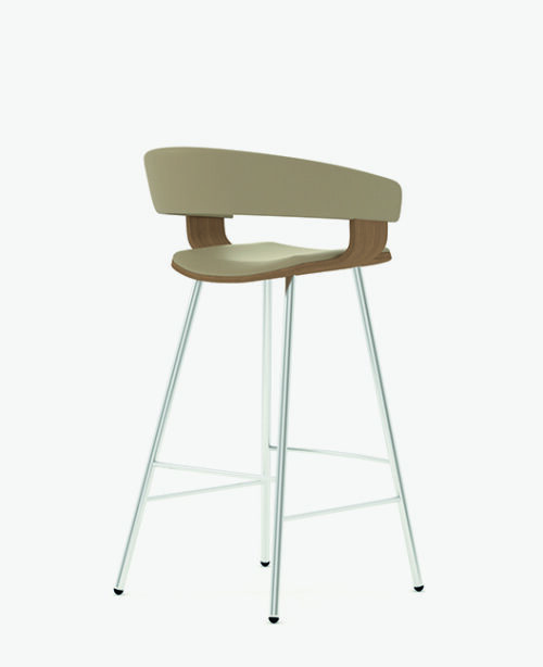 Allermuir high stool rear view