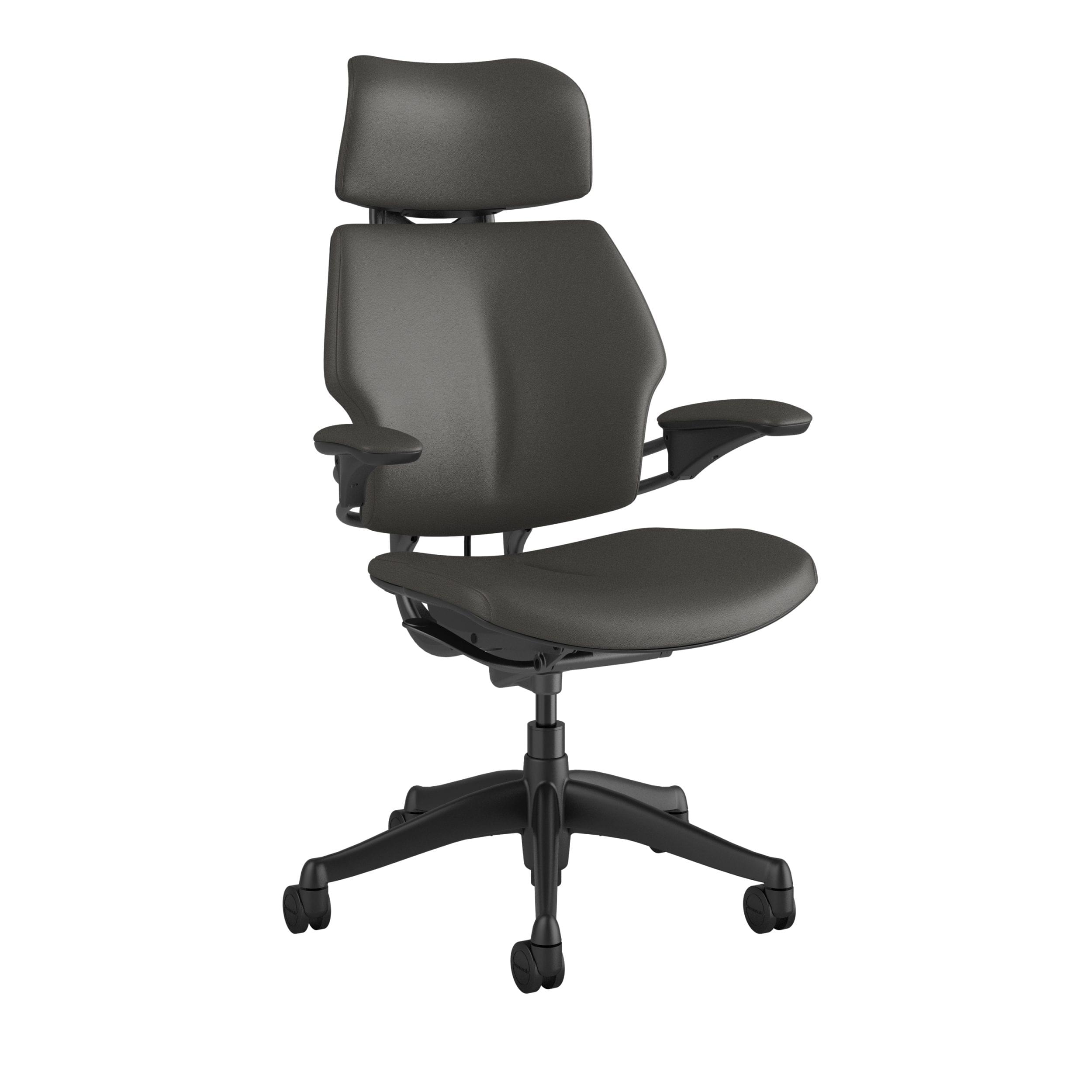 Humanscale freedom midnight blue leather