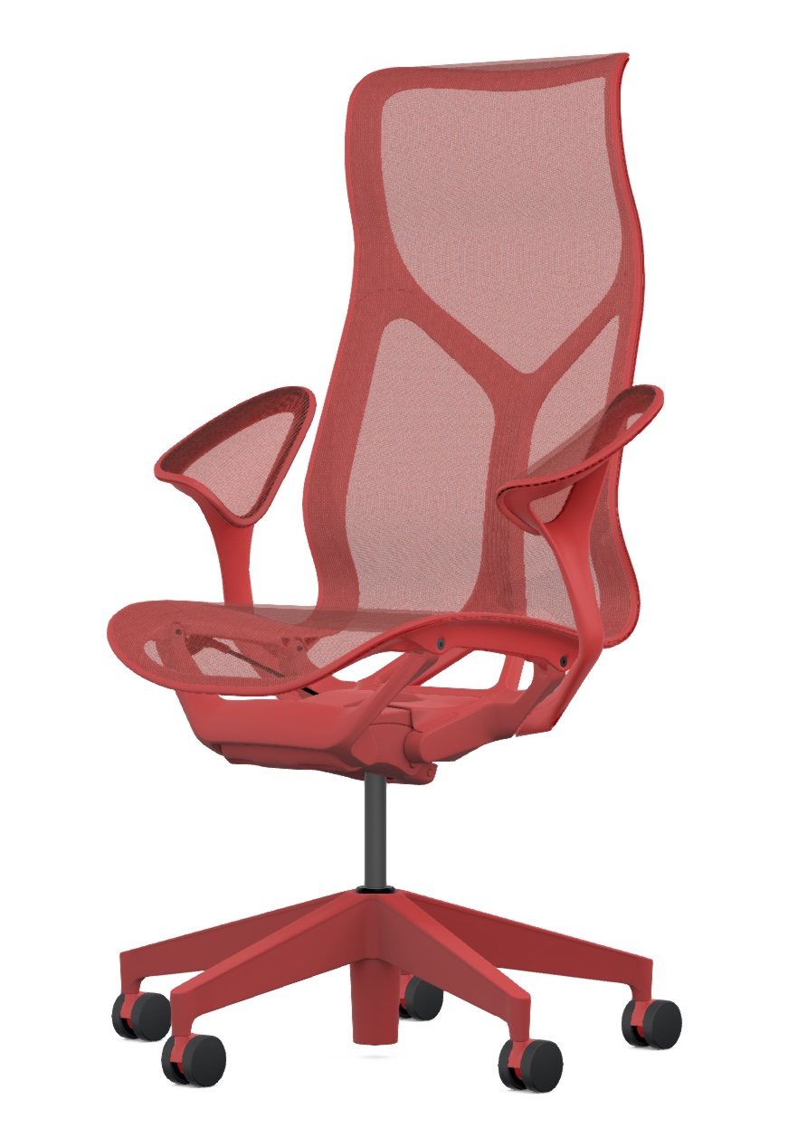 Herman Miller Cosm Canyon High Back Chair, Leaf Arms