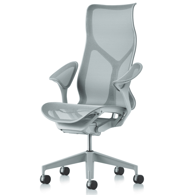 Herman Miller Cosm High back colour dipped glacier white
