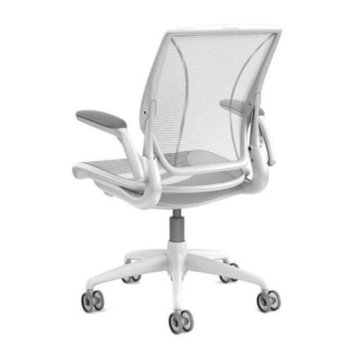 Humanscale different world chair white side