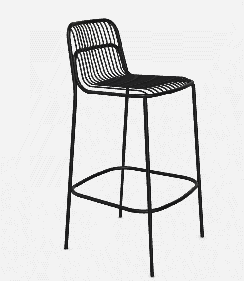 Allermuir Crop Outdoor High Back Stool