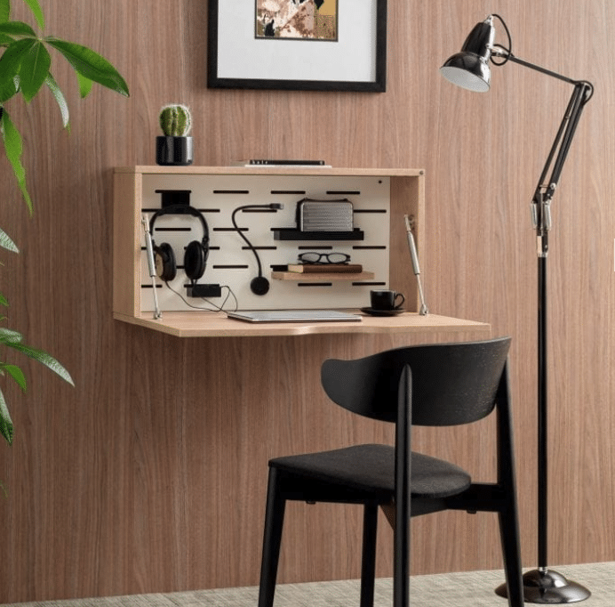Bisley Hideaway wall hung desk