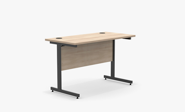 Aspen compact desk side view