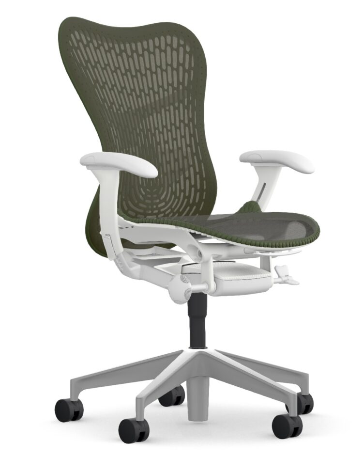 Herman Miller Mirra 2 Butterfly, Olive Green