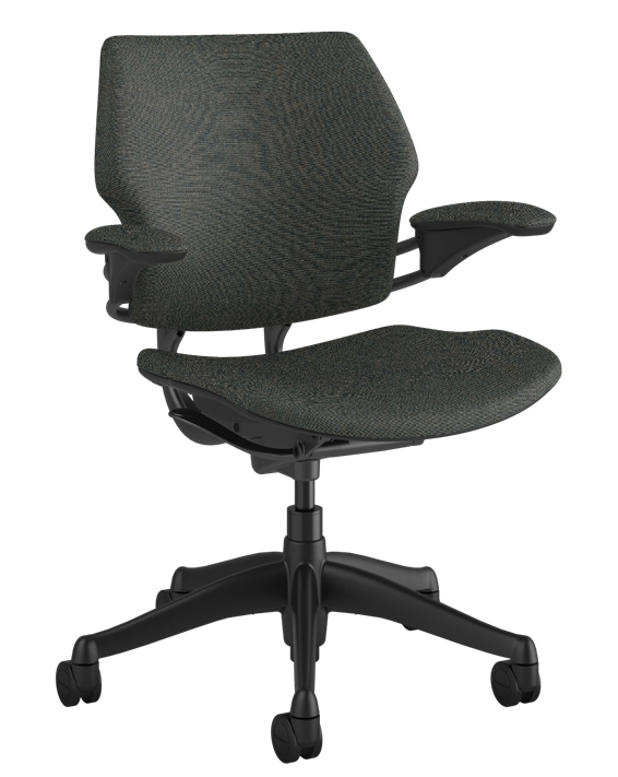 Humanscale Freedom Chair in Kvadrat Remix Grey Fabric