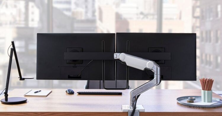 Humanscale Dual Monitor Solution