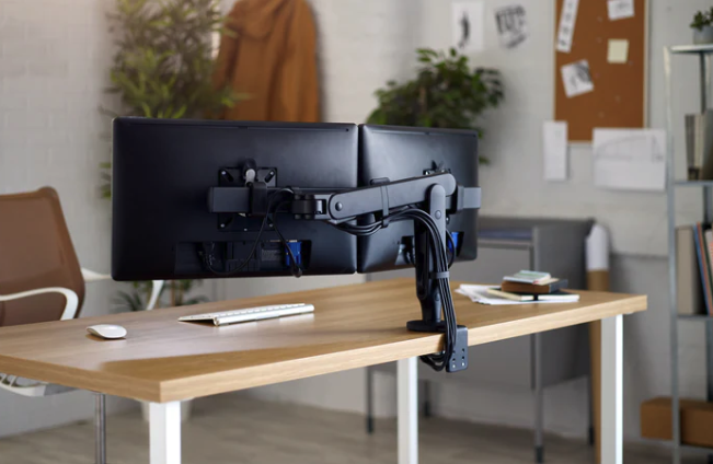 CBS Ollin Intelligent Dual Monitor Arm Black
